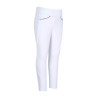 Legging de equitação Easy Rider Maxima FullGrip Infantil - Branco