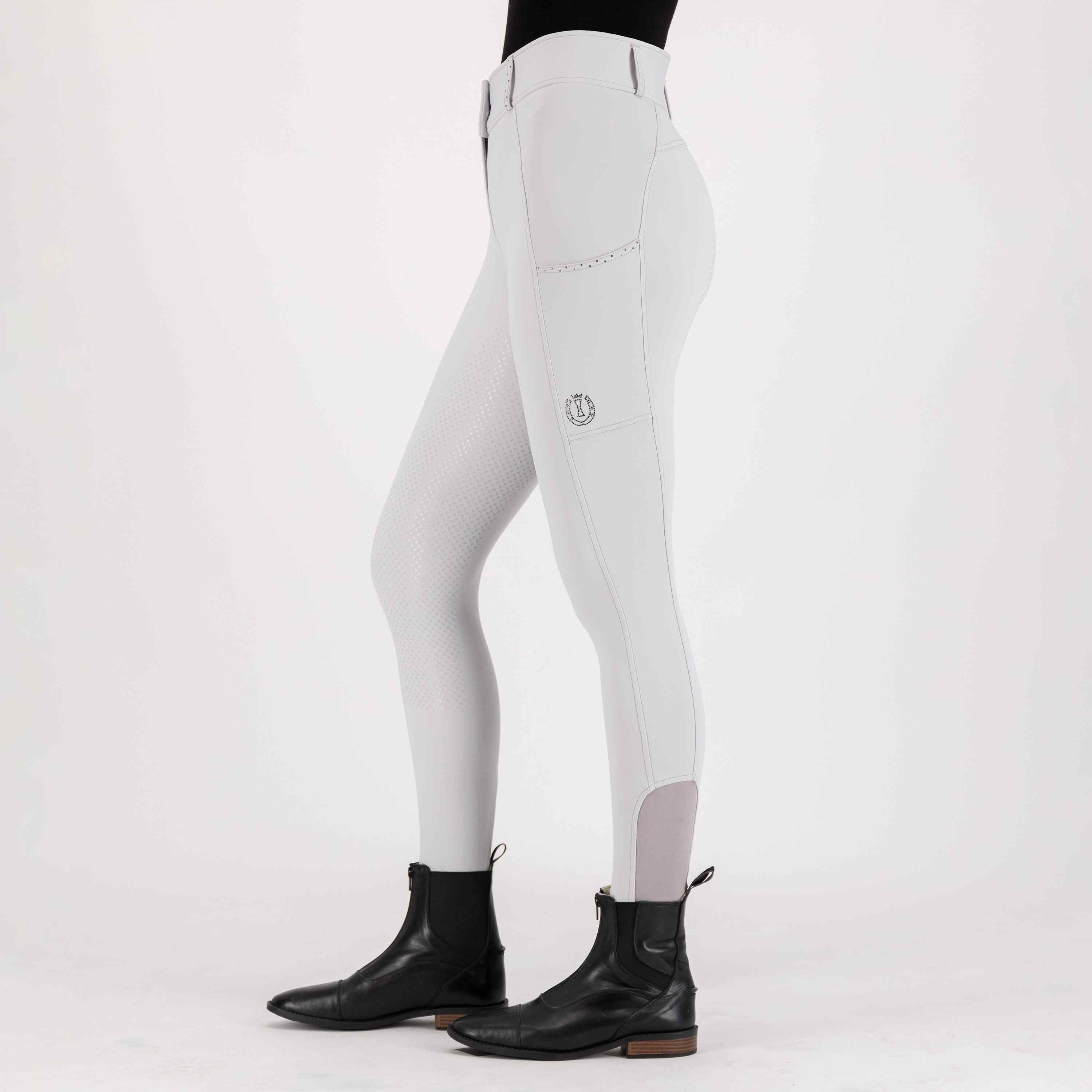Calça de equitação Imperial Riding Bliss FullGrip Azul-marinho