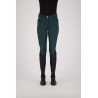 Calça de equitação Euro-star Arielle Cool FullGrip - Pinhões verdes
