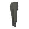 Calça Kingsland Classic KLkadi com reforços para mulher - Cinza com riscas finas