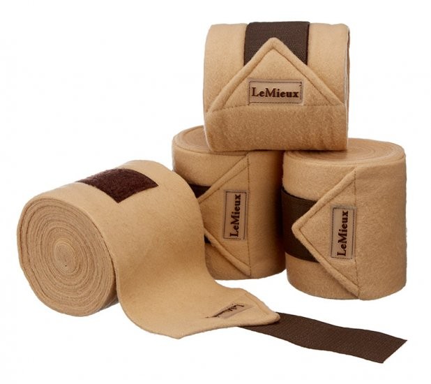Bandagens de polo para pónei LeMieux Bege / marrom