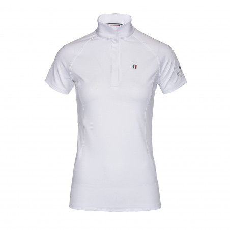 Camisa de concurso Kingsland Classic de manga curta feminina