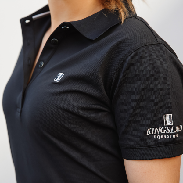 Polo Kingsland Classic Piqué femme Marine