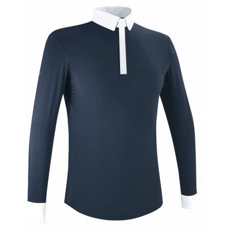 Polo de competição masculino Flags & Cup Wako de mangas compridas