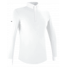 Polo de competição masculino Flags & Cup Wako de mangas compridas - Branco