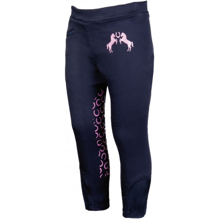 Legging HKM Pink Pony com reforços de silicone