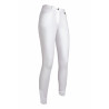 Calça HKM Kate com grip de silicone completo - Branco