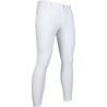 Calça masculina HKM Sportive com assento completo de silicone - Branco