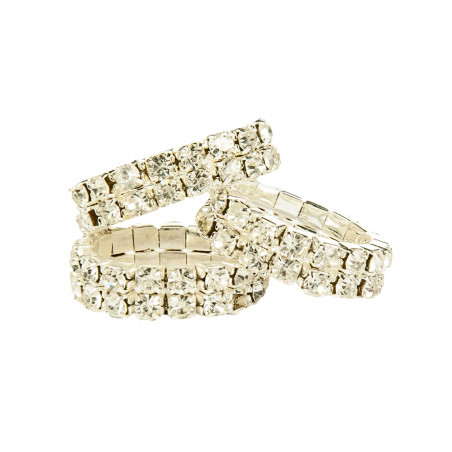 Elásticos para trança HKM Crystal