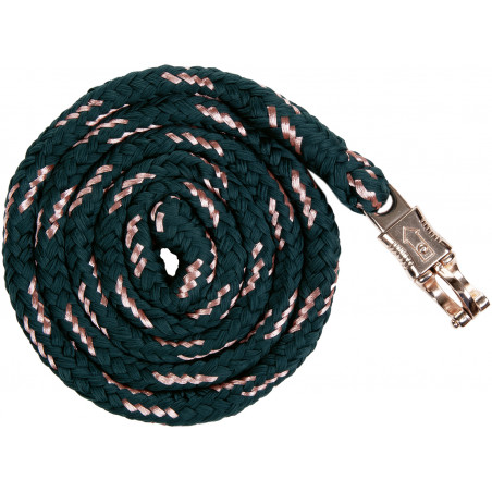 Longe HKM Rosegold com mosquetão de segurança