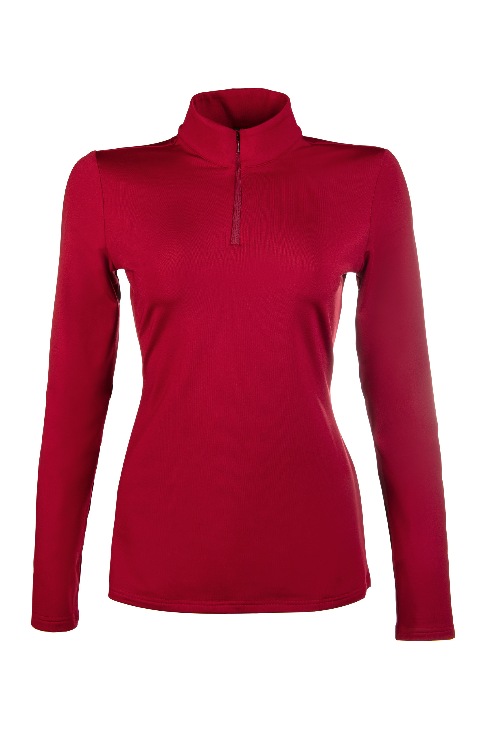 Camiseta técnica HKM Basic de mangas compridas Vermelho escuro Camiseta técnica HKM Basic de mangas compridas Vermelho escuro