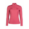 Camiseta técnica HKM Basic de mangas compridas - Rosa framboesa