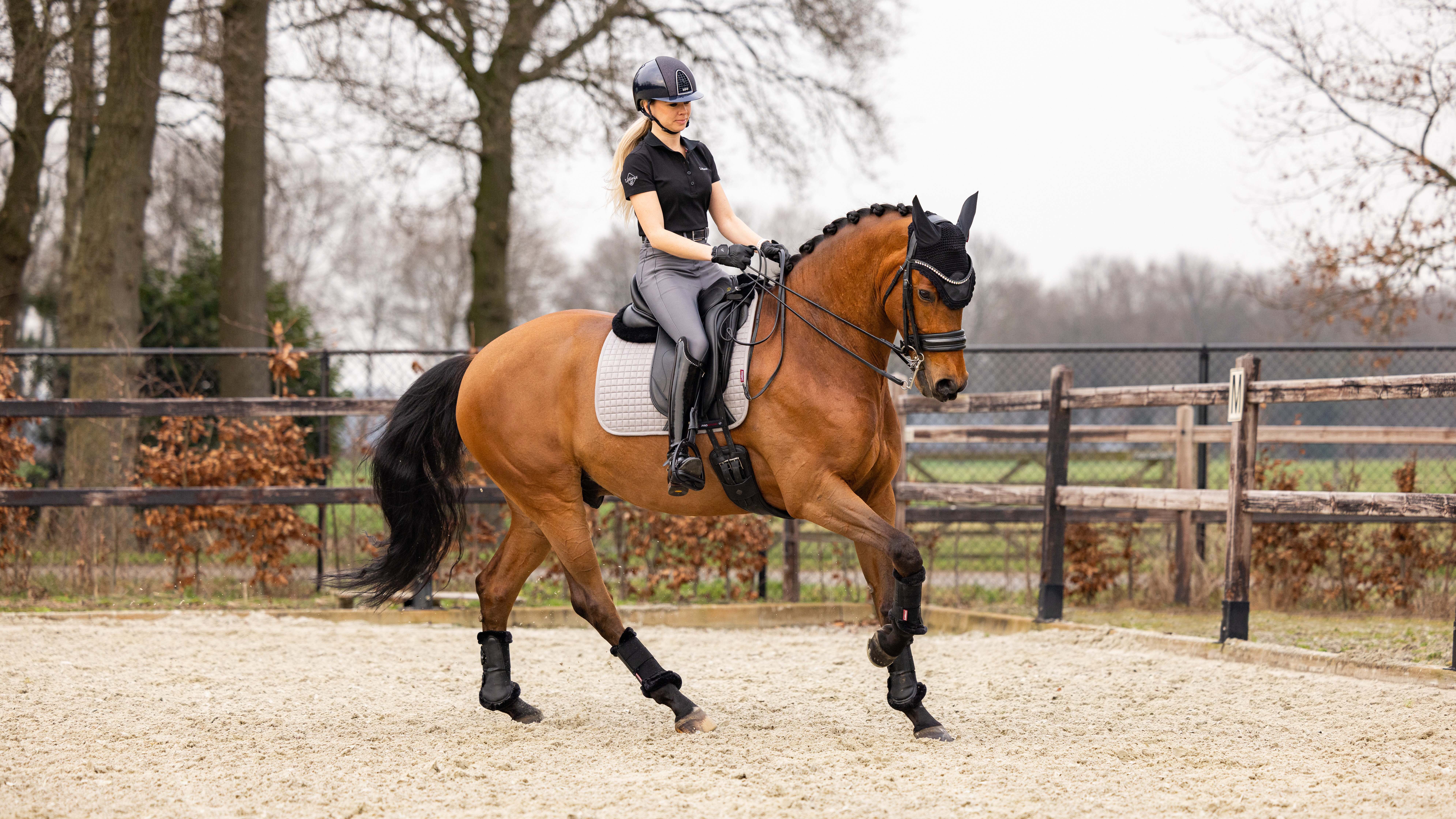 Tapete de adestramento LeMieux - algodão Branco