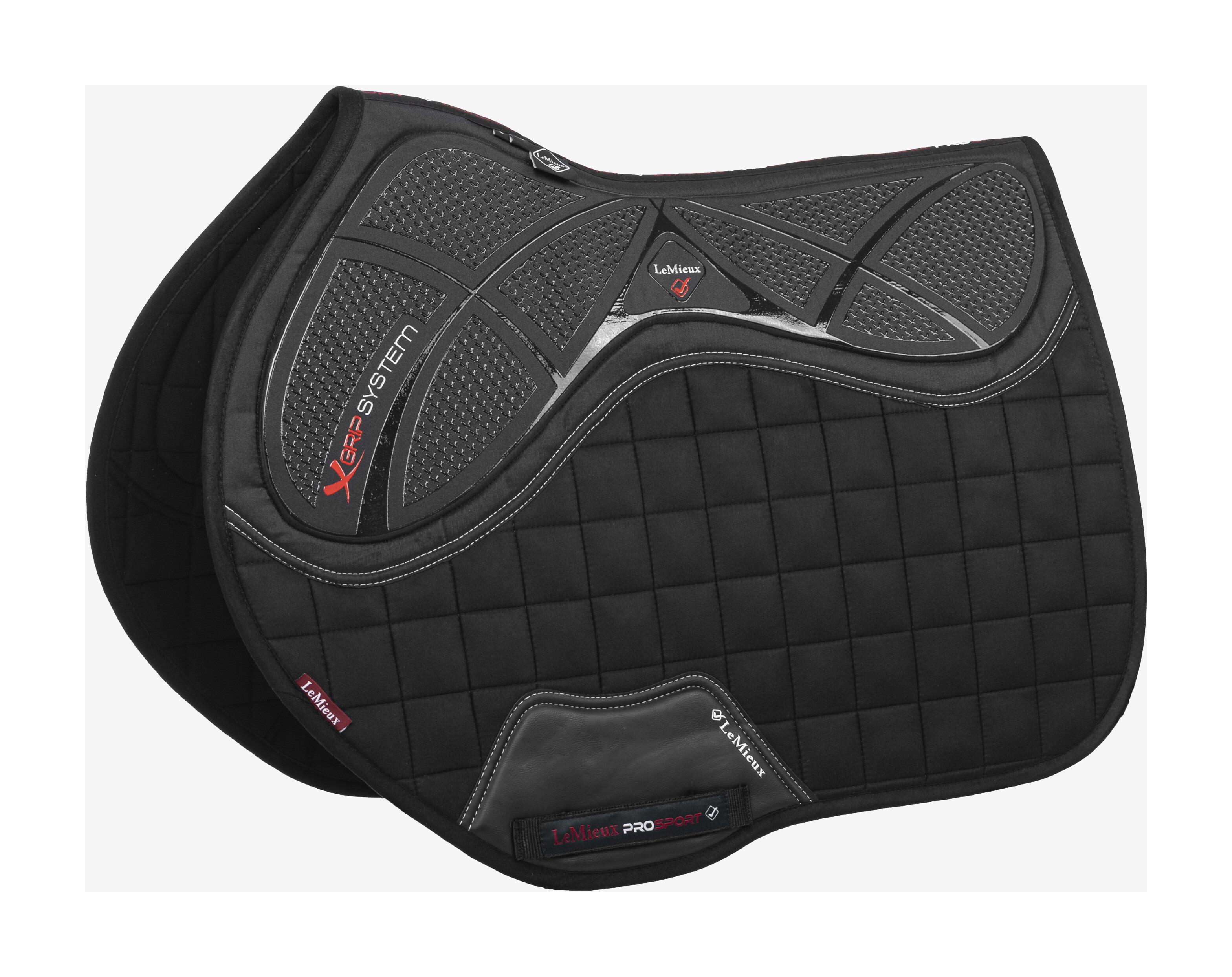 Tapete LeMieux X-Grip Silicone EuroJump Square Preto