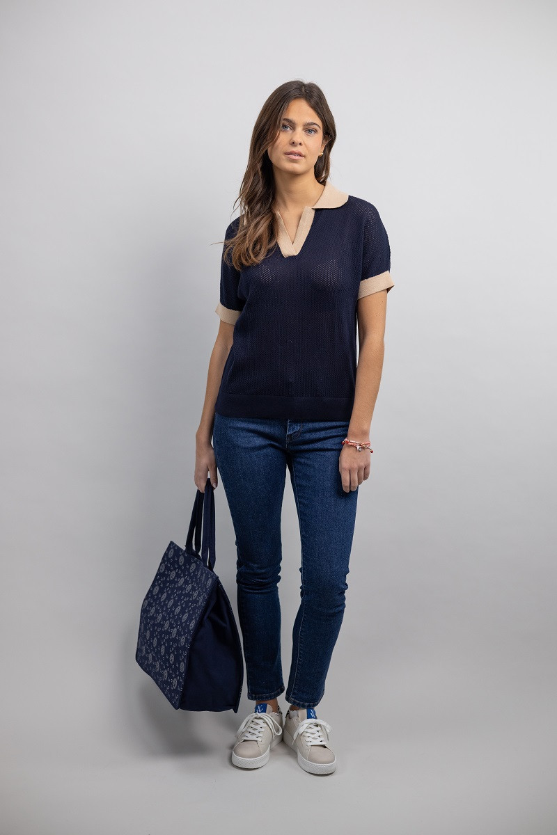 Polo Harcour Pomelo Marinho Azul-marinho Polo Harcour Pomelo Marinho Azul-marinho