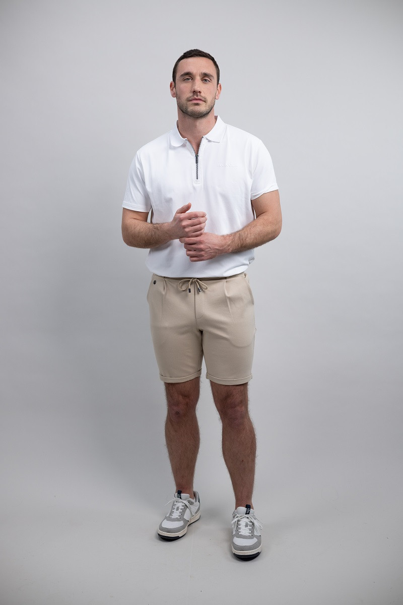 Polo Técnico Harcour Pavo Branco