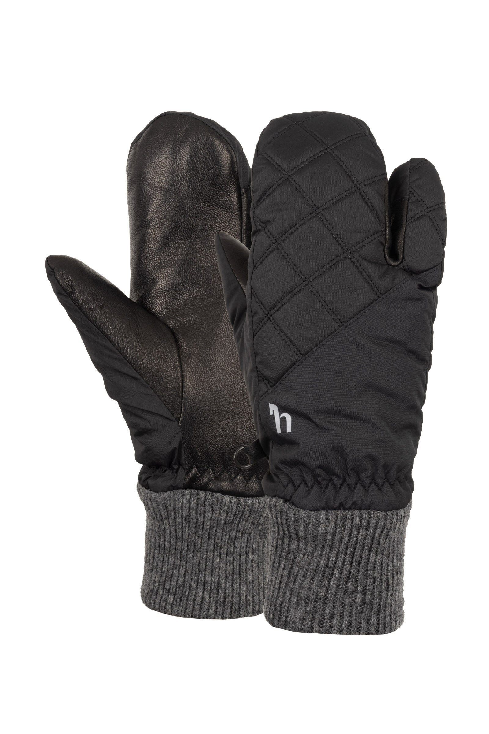 Luvas de inverno de 3 dedos Horze Preto Luvas de inverno de 3 dedos Horze Preto