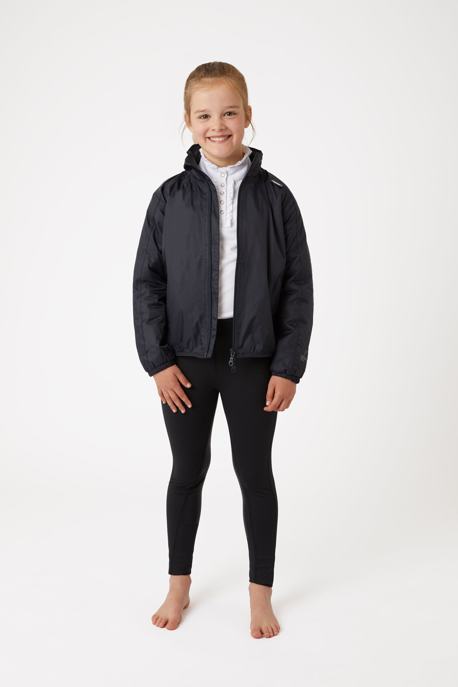 Casaco Horze Supreme Alexa infantil Azul-marinho
