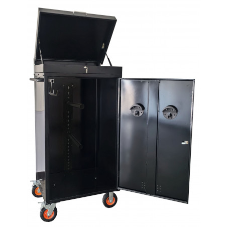 Baú de competição com rodas Hennie