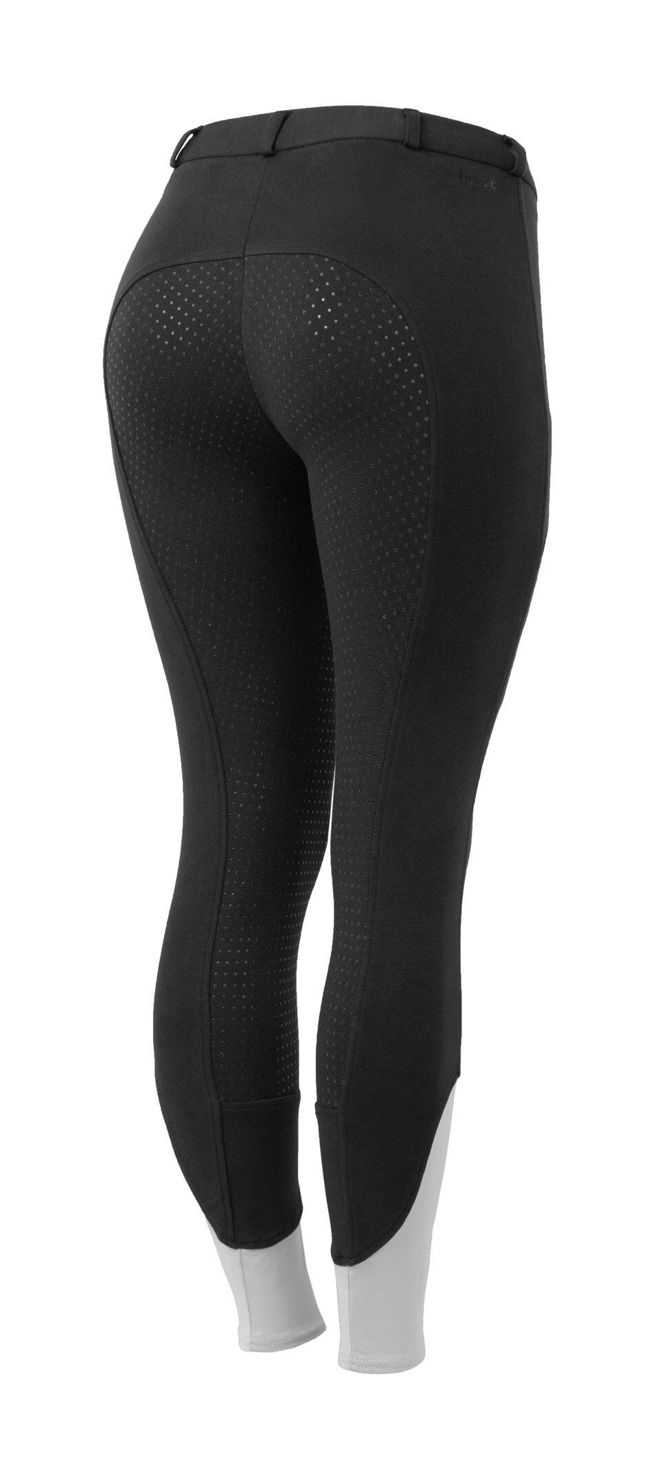 Calça de equitação Horze Felicia com grip integral Marinho escuro Azul
