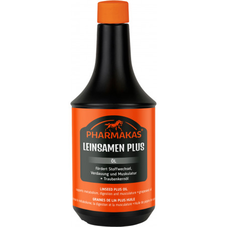 Sementes de linhaça para cavalos Plus Pharmakas