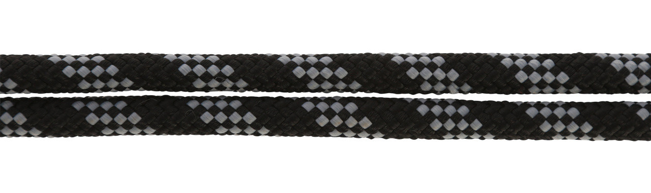 Cabresto de corda com nó Covalliero Preto / cinza Cinzento