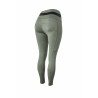 Legging de equitação B Vertigo Caitlin de cintura alta e culote completo feminino - Verde escaravelho