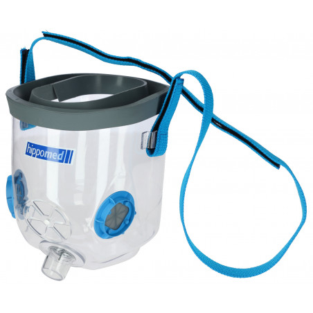 Máscara de inalação AirOne com acessórios Hippomed