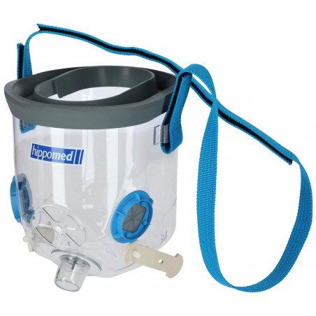 Máscara de inalação AirOne Flex com acessórios Hippomed