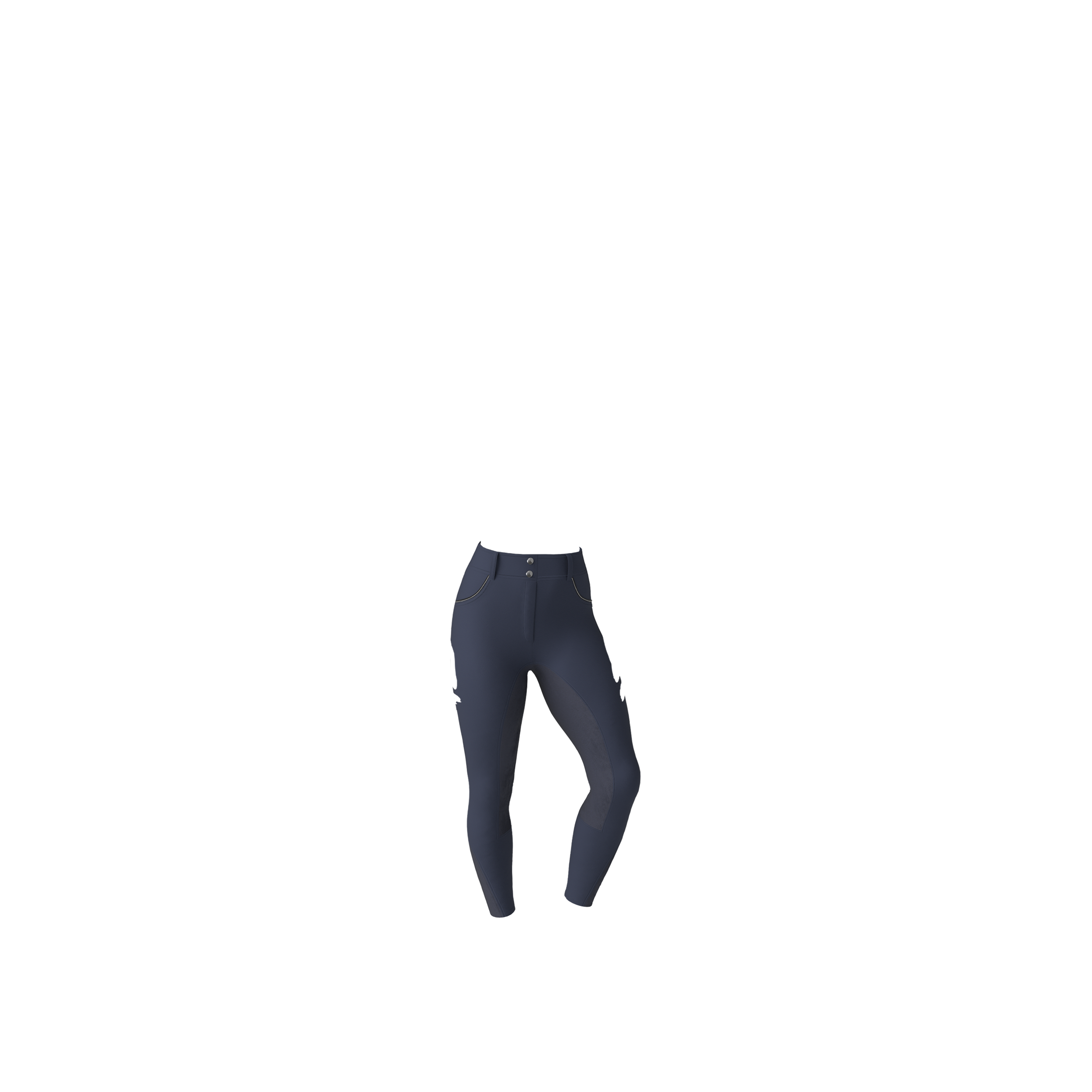 Calça LeMieux Lottie com fundo integral em camurça Marinho Azul-marinho Calça LeMieux Lottie com fundo integral em camurça Marinho Azul-marinho