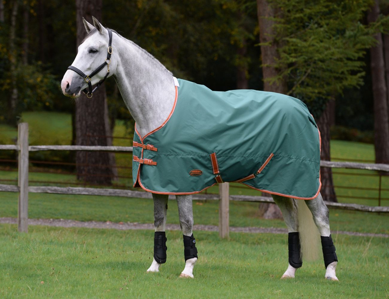 Capa de exterior 200g Weatherbeeta ComFiTec Tyro Verde / laranja queimado / branco