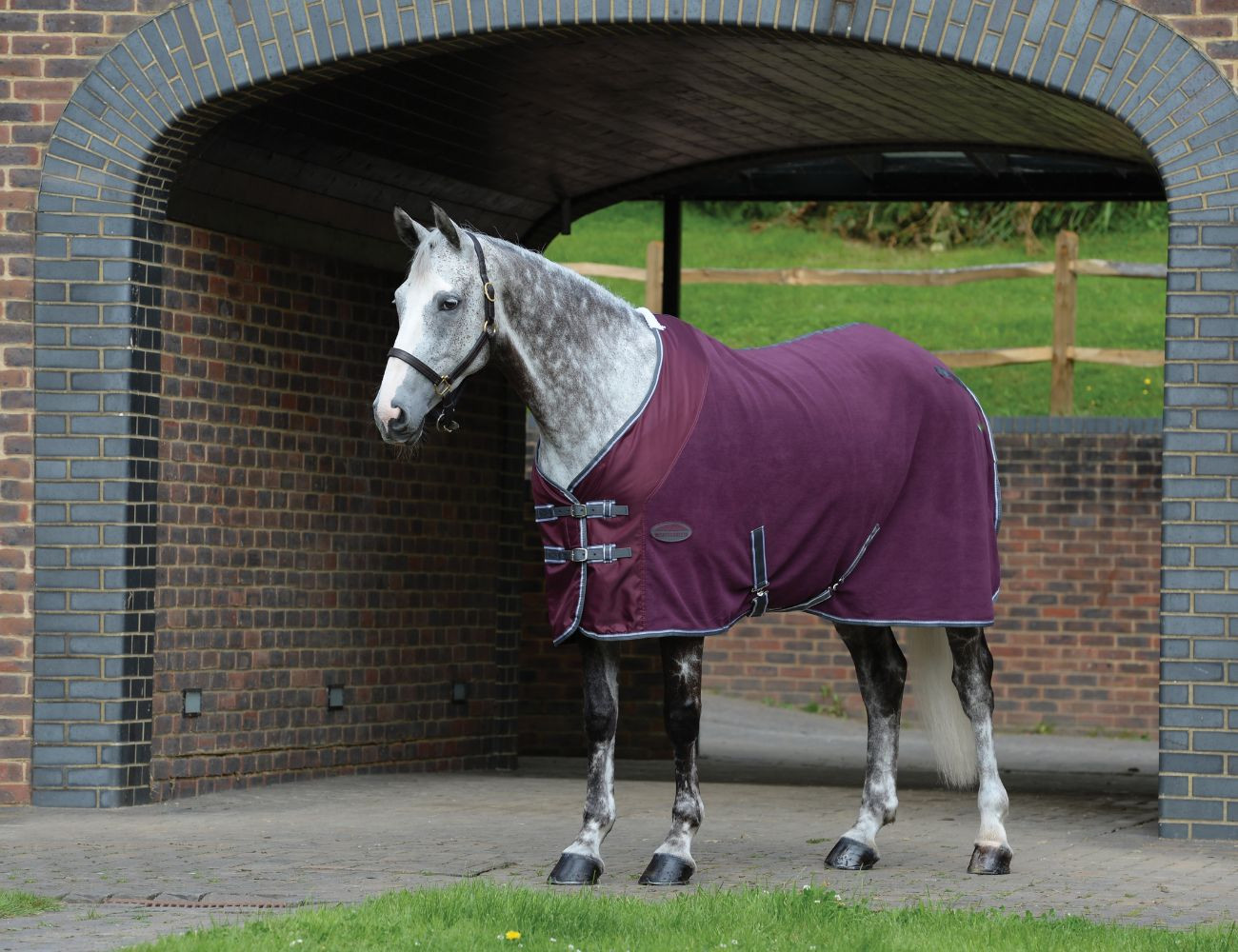 Manta secante polar Weatherbeeta Bordô / cinza / branco Bordô Manta secante polar Weatherbeeta Bordô / cinza / branco Bordô