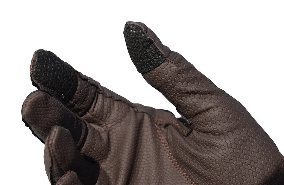 Luvas Dublin toque tátil Castanho