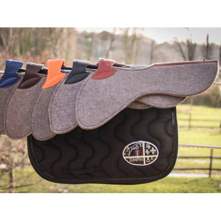 Amortecedor Jump'In de feltro e couro