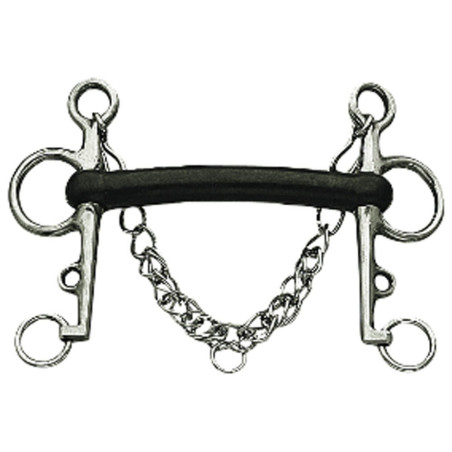 Mors Pelham de borracha dura Mullen Korsteel