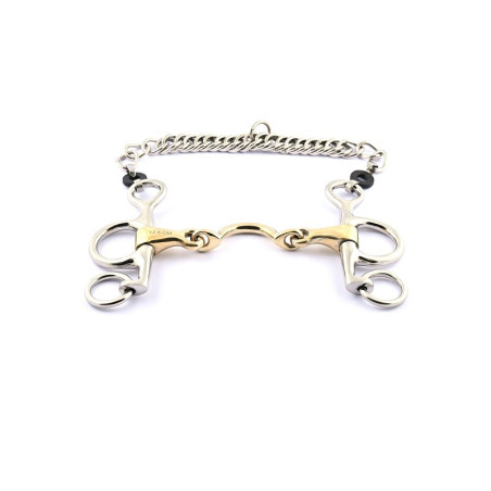 Mors Pelham Jump'In ramos pequenos dupla rutura com passagem de língua