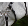 Montantes e correia para hackamore Jump'In week - Preto