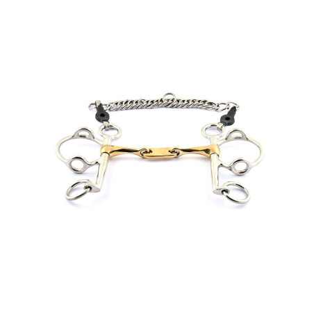 Mors Pelham Jump'In elevador torcido com paleta