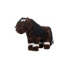 Peluche Potro HKM Cuddle Pony - Castanho escuro