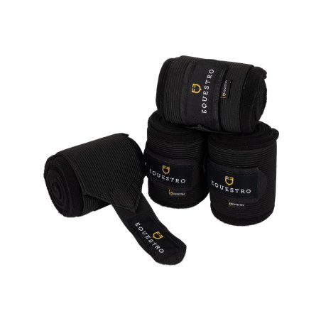 Bandagens de trabalho em polar e elástico respirável em conjunto de 4 Equestro