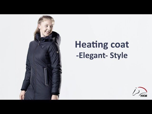 Casaco com aquecimento Elegant Style HKM Azul escuro Casaco com aquecimento Elegant Style HKM Azul escuro