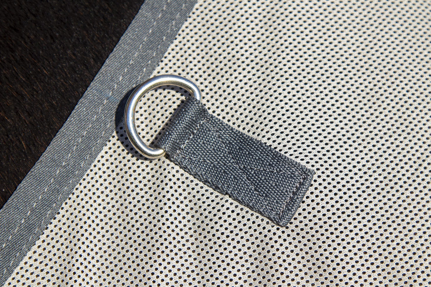 Capa anti-moscas Fringes Style com cobertura de pescoço removível HKM Prateado / cinza Prata Capa anti-moscas Fringes Style com cobertura de pescoço removível HKM Prateado / cinza Prata