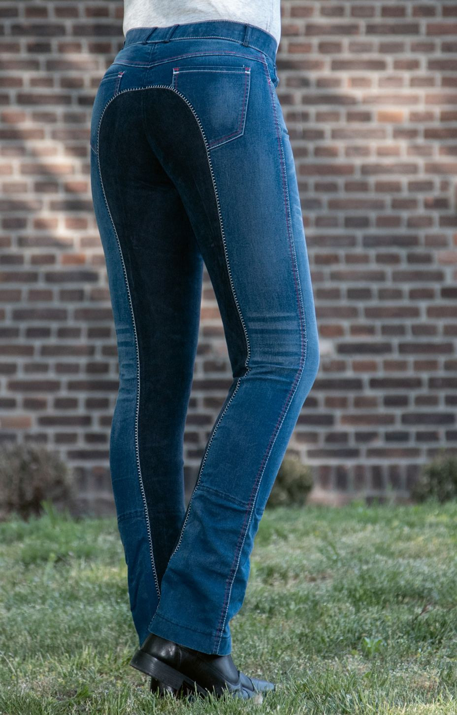 Calça Jodhpur Summer Denim HKM Jeans azul / azul escuro