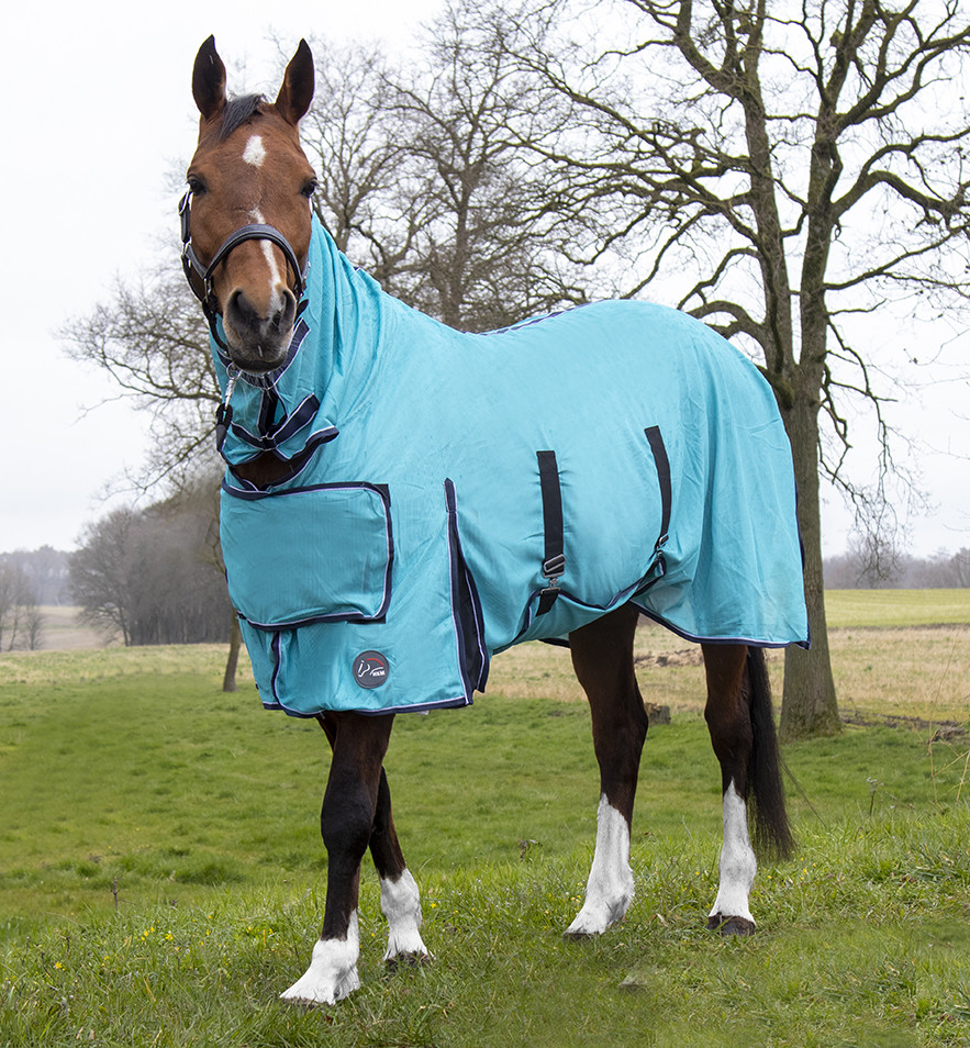 Capa anti-moscas Lissabon Style HKM Azul água