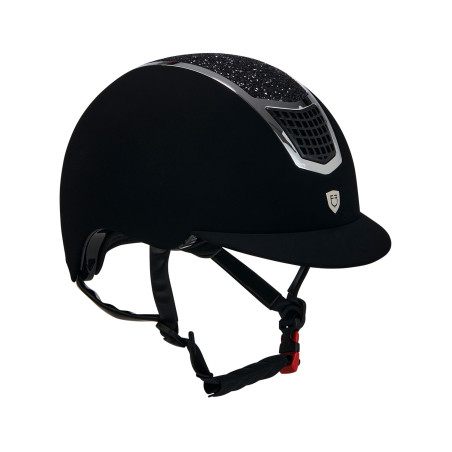 Capacete de veludo ultraleve com strass Eclipse Equestro