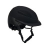 Capacete ultraleve em plástico durável Stealth Equestro - Preto