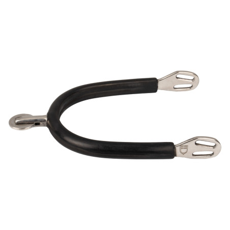 Esporas com roldana redonda plana revestidas de borracha Equestro