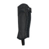 Mini-chaps de couro com perfil contrastante Equestro - Preto