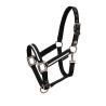 Cabresto de nylon White Trim Equestro - Preto / preto