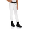 Calça jodhpur infantil Leilani em material elástico Equestro - Branco